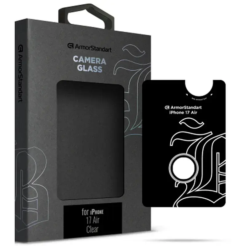 Скло захисне Armorstandart for Camera Supreme BI Apple iPhone 17 Air Transparent (ARM86452)