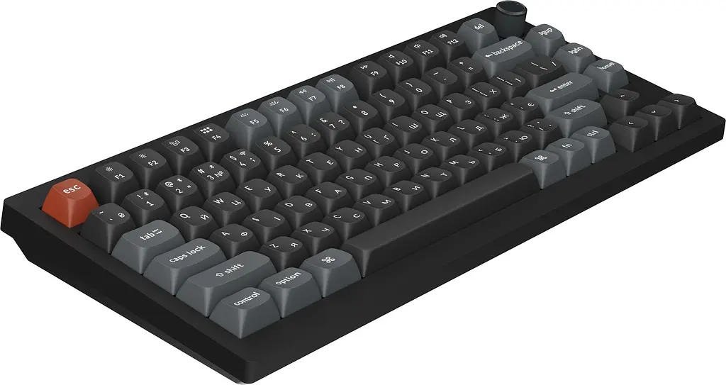 Клавіатура бездротова Keychron V1 Ultra Keychron Red Switch Black RGB (V1U-D1-UA) - фото 5