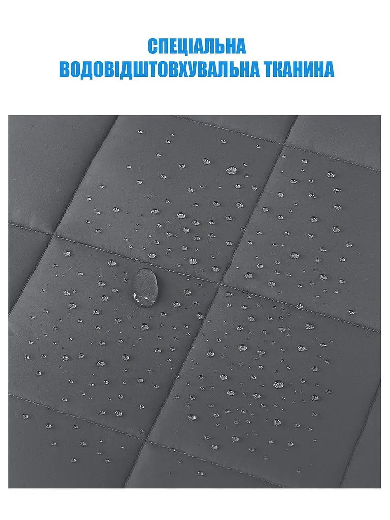 Теплоізоляційна штора на липучках Графіт H 140 x 120 см - фото 6