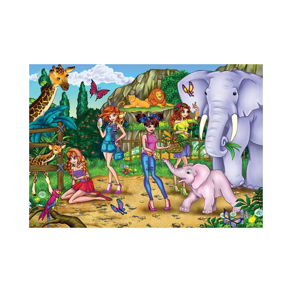 Пазлы макси Danko Toys Сказки, 60 элементов (в ассортименте) - фото 3