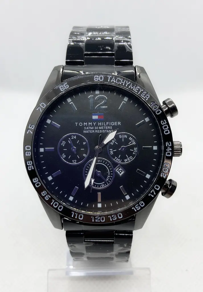 Наручний годинник чоловічий Clockhouse Tommy Hilfiger Чорний (IBW792B) - фото 2