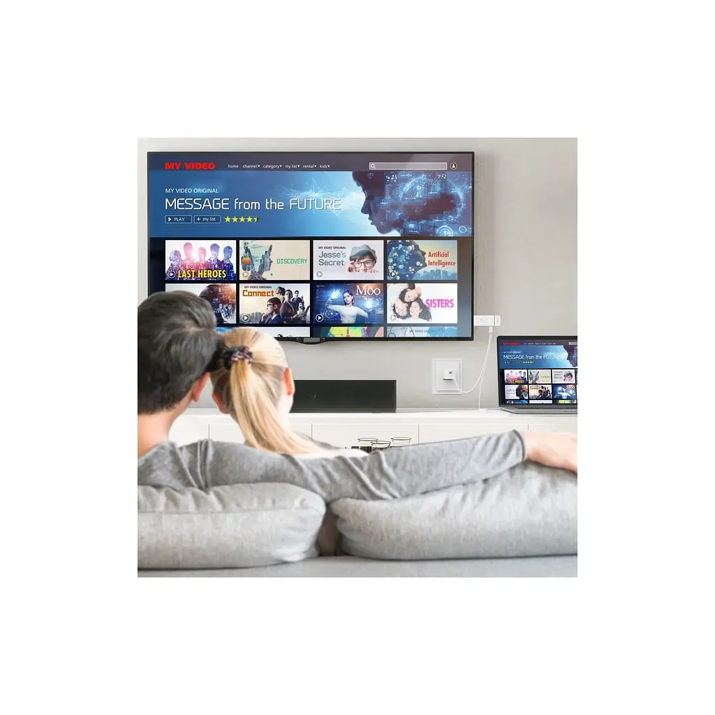 Адаптер ScreenCast 4K WI-FI 15m Miracast/AirPlay/Chromecast black J5create (JVAW76-N) - фото 5