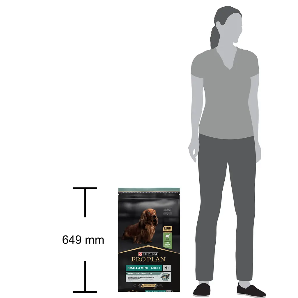 Сухий корм Purina Pro Plan Small&Mini Adult 1+ Sensitive Digestion для дорослих собак дрібних порід з чутливим травленням з ягням 7 кг (12392234) - фото 5