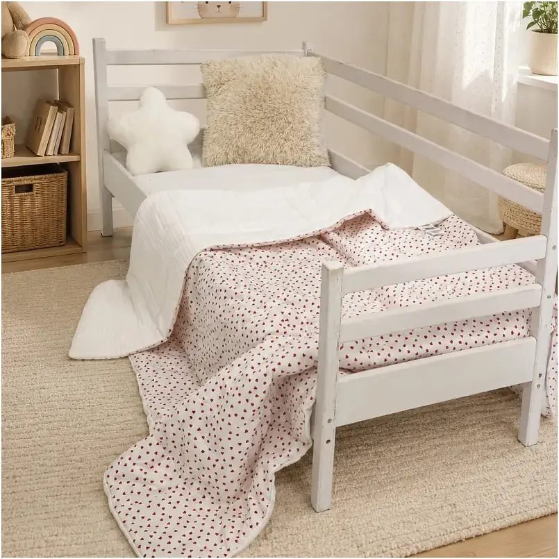 Плед дитячий MirSon Premium Pique Little hearts 150х220 см (2200013893936) - фото 8