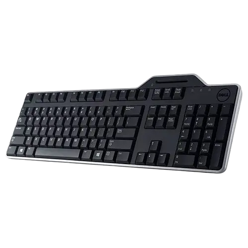 Клавіатура Dell KB813 Smartcard Black (580-18360) - фото 2