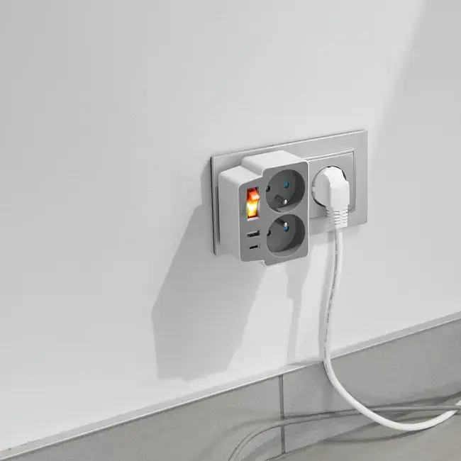 Разветвитель 2x2P+USB A USB C - фото 3