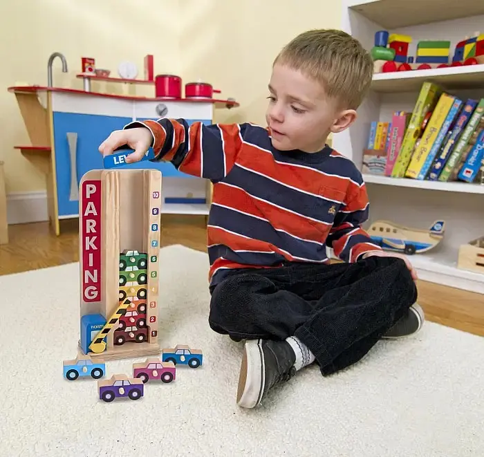 Дерев'яний ігровий набір Melissa&Doug Парковка та машинки (MD15182) - фото 5
