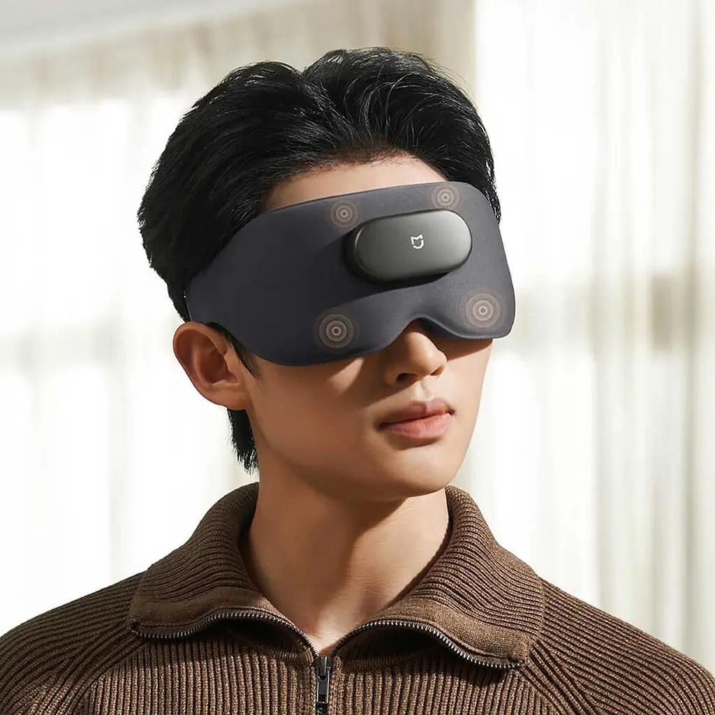 Розумний масажер маска для очей Xiaomi MiJia Smart Massage Eye Mask (MJAMYZYMYY01) Black - фото 6