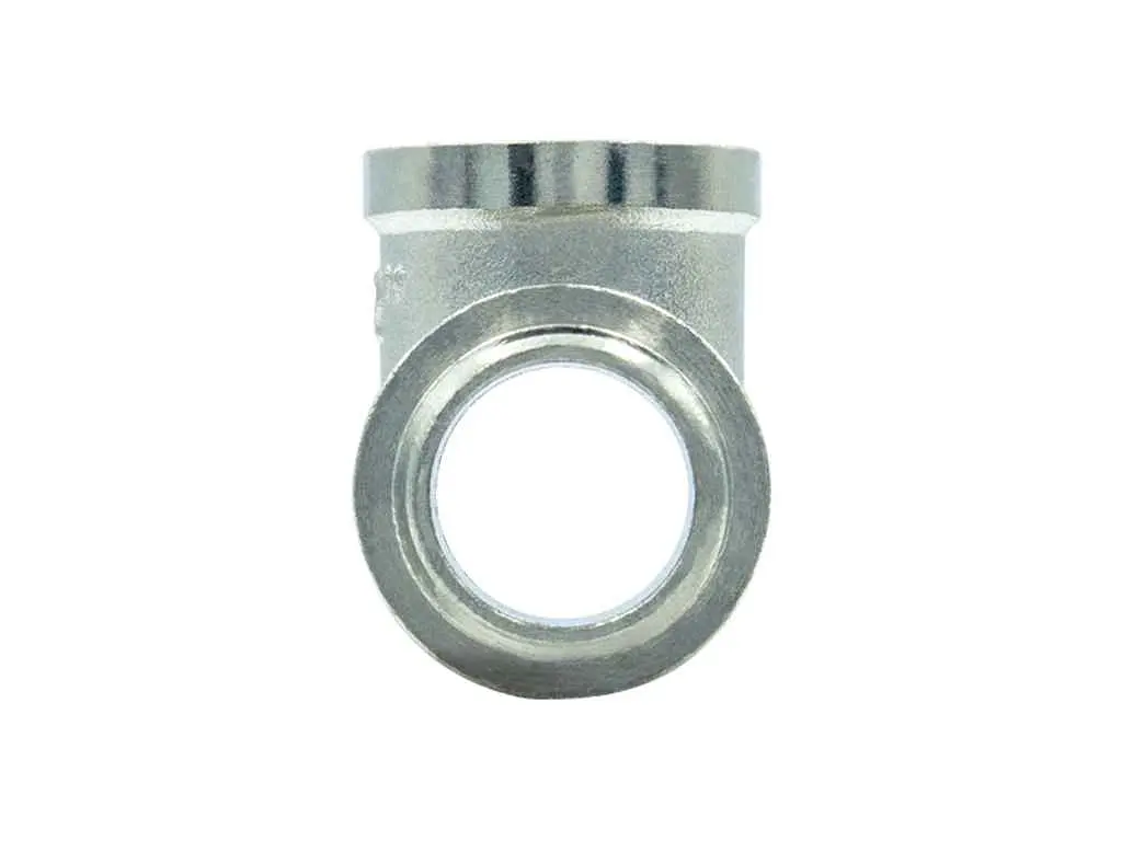Трійник RAFTEC 1" латунь, ВВВ, DN25, нікель, T03 - фото 3
