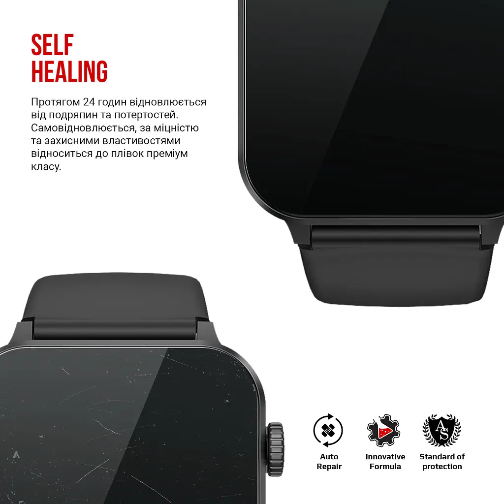 Гідрогелева плівка на годинники Blackview R30 Pro ArmorStandart захисна плівка для смарт годинників прозора (ARM78412) - фото 3