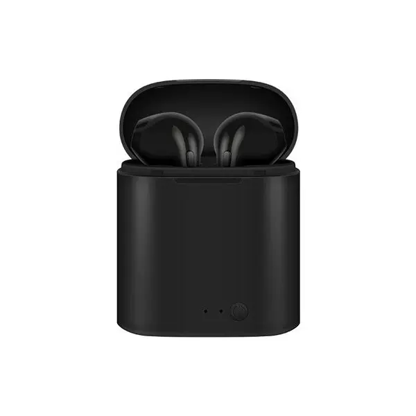 Бездротові навушники TWS i7 Mini з боксом для заряджання Black (au057) - фото 2