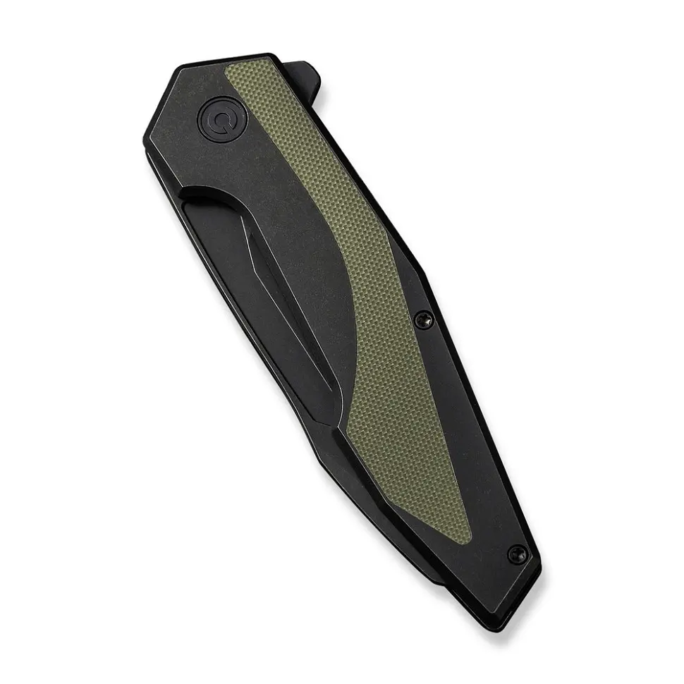 Ніж складаний туристичний Civivi Hypersonic, (9.4 см) 14C28N/Steel & G10 чорно-зелений - фото 4