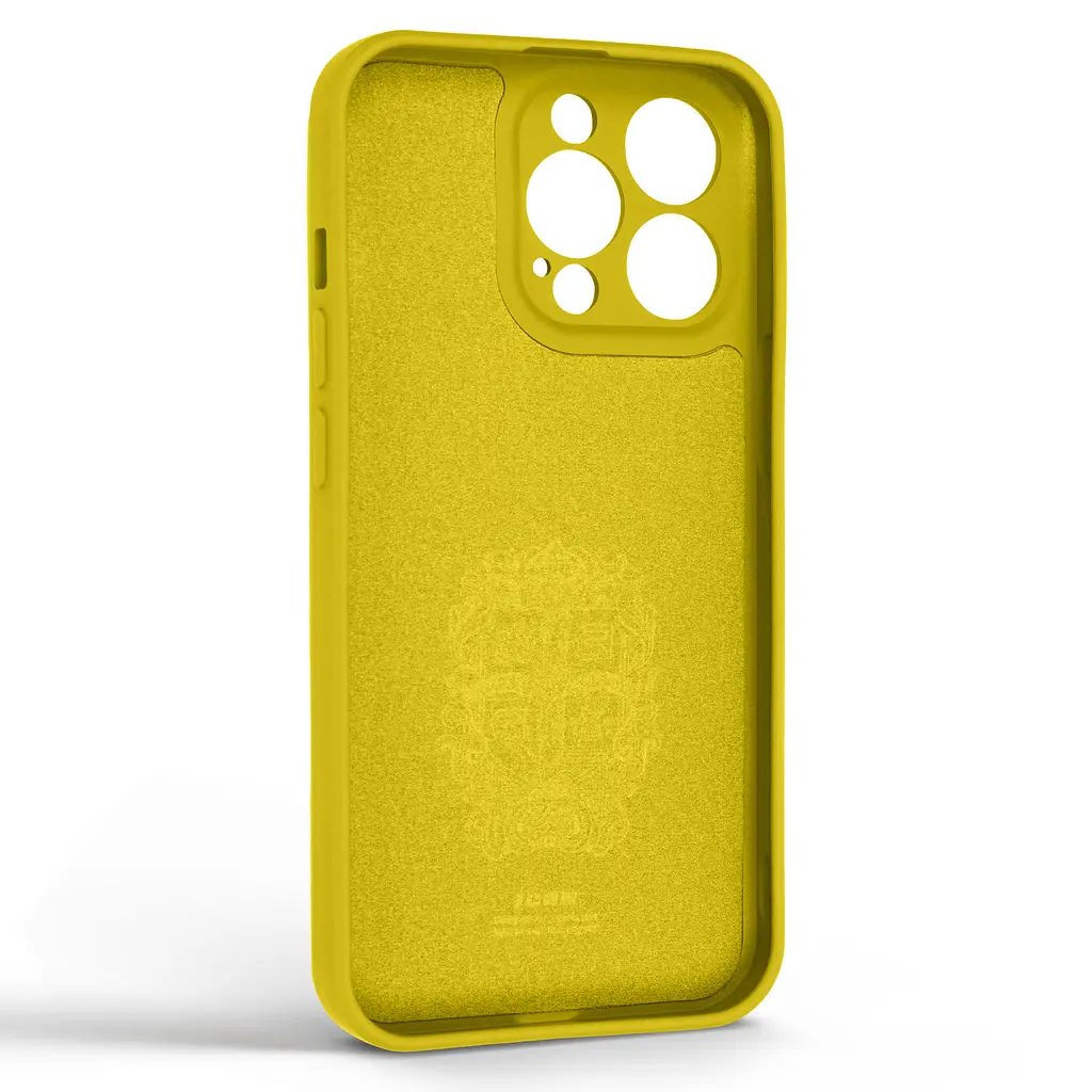 Силиконовый чехол для Apple iPhone 13 Pro, Icon Ring, желтый, панель-накладка, с кольцом-подставкой на 360°, противоударный, возможность использования магнитных держателей, ArmorStandart (ARM68667) - фото 2