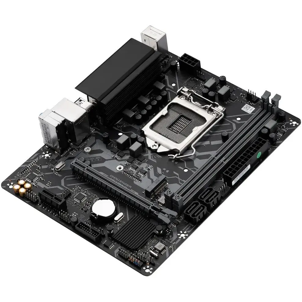 Материнська плата Maxsun Challenger 1200 (H510) H510M-R V2, H510, 2xDDR4, Int.Video(CPU), 4xSATA3, 1xPCI-E 16x 4.0, 1xPCI-E 1x, M.2 3.0, RTL8111H, 2xUSB3.2/2xUSB2.0, VGA/HDMI, MicroATX (MS-Challenger H510M-R V2) - фото 5