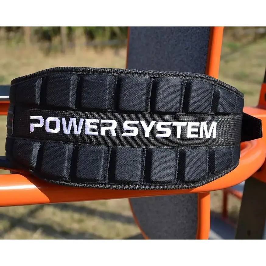 Пояс для тяжелой атлетики Power System PS-3230 Black/Red L - фото 4