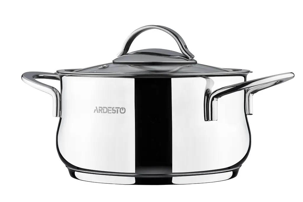 Каструля Ardesto зі скляною кришкою Black Mars 4.3л нержавіюча сталь kuh0014693 - фото 3