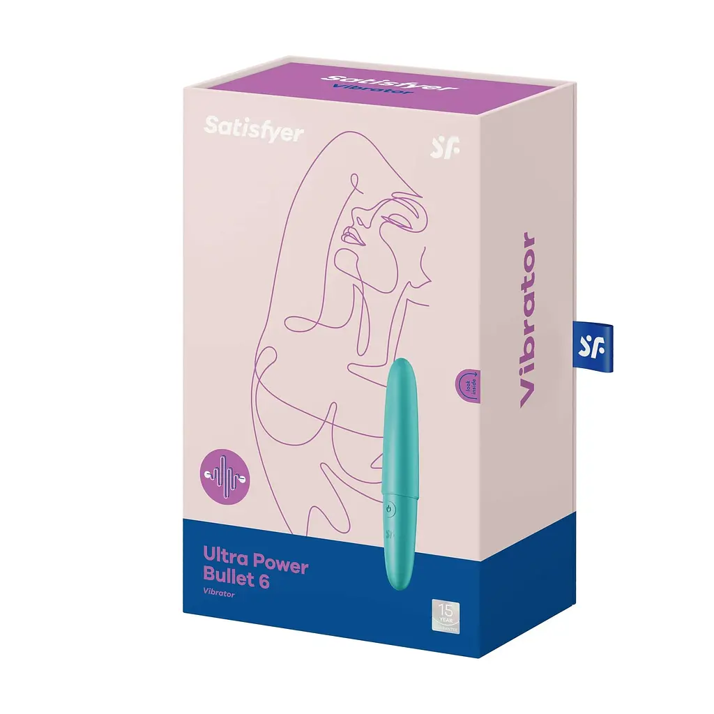 Вібратор для клітора Satisfyer Ultra Power Bullet 6 12.8 см бірюзовий - фото 7