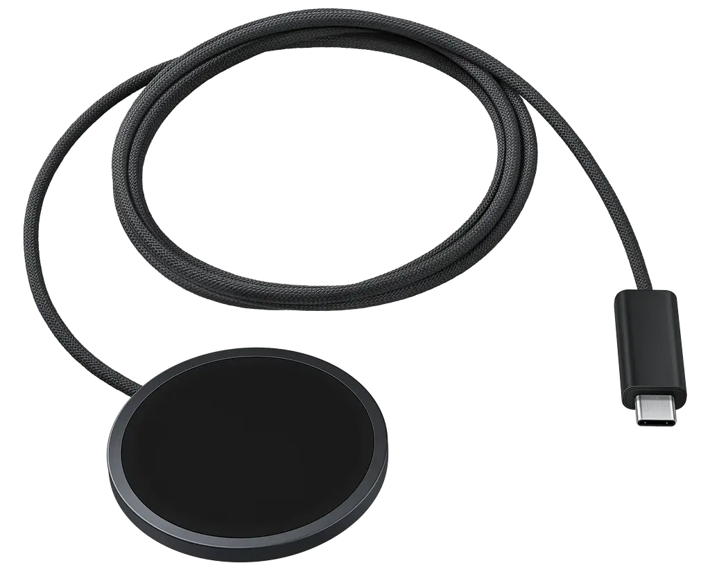 Бездротове зарядне пристрій Samsung 25W Magnet Wireless Charger Dark Gray (7248301) - фото 3