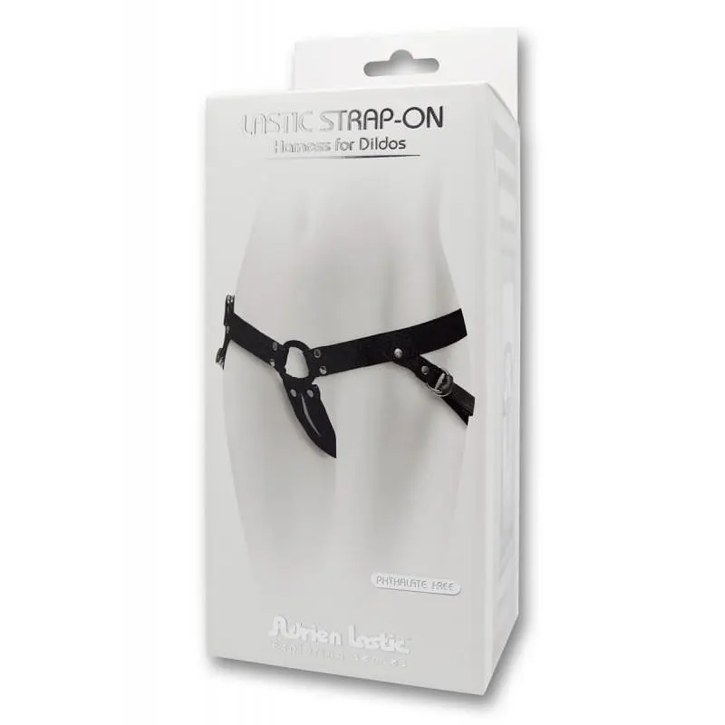 Упряж для страпона Adrien Lastic Lastic Strap-On (розово-чорний) - фото 3