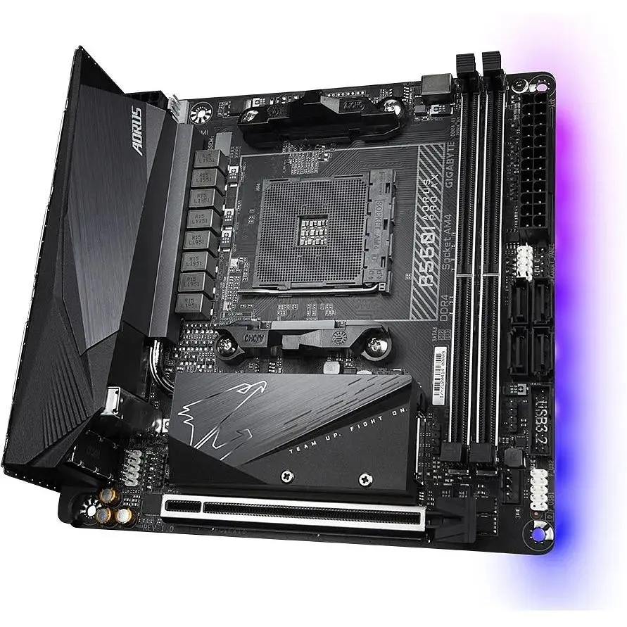 Материнська плата Gigabyte B550I AORUS PRO AX (sAM4) - фото 3