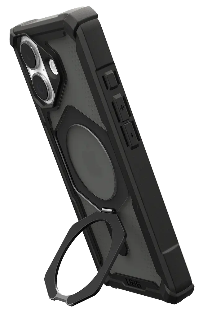 Оригінальний протиударний чохол для iPhone 17 UAG Plasma XTE MagSafe Black 114526114034 з підставкою - фото 8
