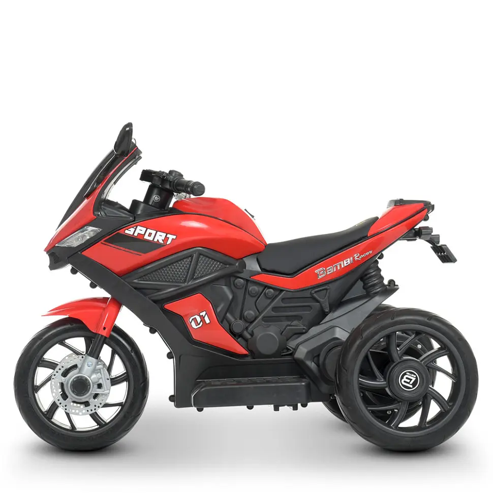 Дитячий електромобіль-мотоцикл Bambi Racer M 4454EL-3 до 30 кг - фото 4