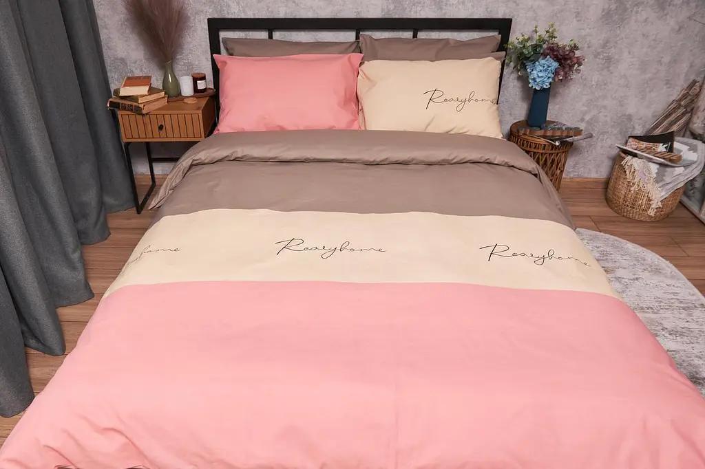 Комплект постельного белья Moon&Star Бязь Gold Люкс Honeydew King Size 220x240 наволочки 4х70х70 - фото 4