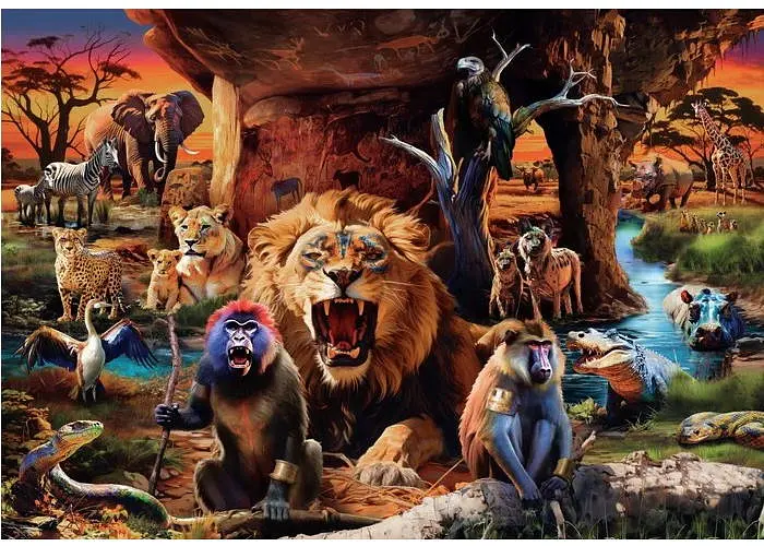 Пазл Clementoni High Quality Collection: Дикі тварини Африки (High Quality Collection - Animals Puzzle - 1500 pcs.), 1500 ел. (31722) - фото 2