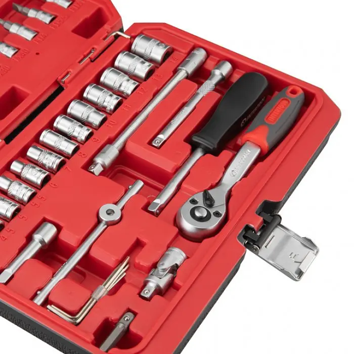 Набір інструментів 1/4" 48 од. Intertool ET-9048 У кейсі - фото 5