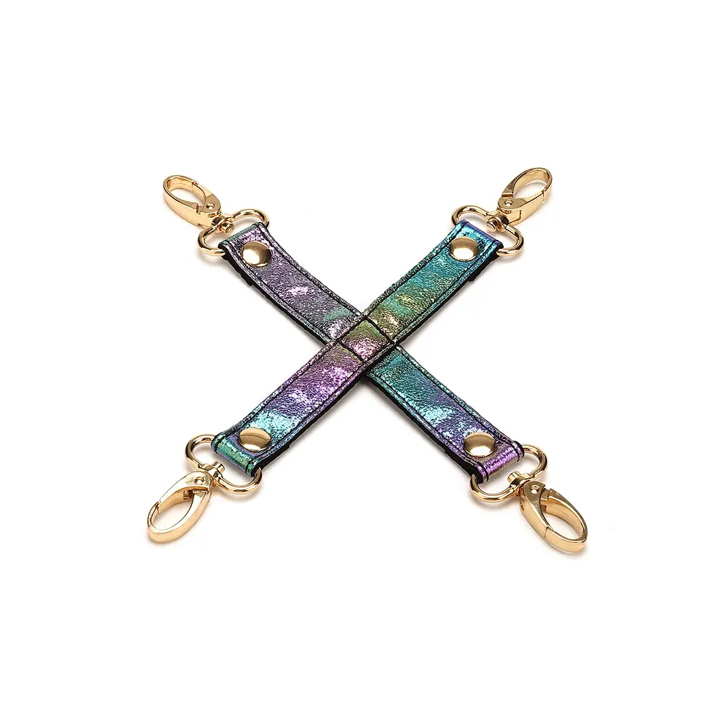 БДСМ-набір Liebe Seele Vivid Rainbow 8 Pieces Set, 8 аксесуарів, екошкіра на оксамитовій основі - фото 7