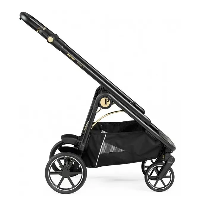 Прогулянкова коляска Peg-Perego Veloce Grafic Gold, золотий з чорним (IP26000000AB50RO01) - фото 2