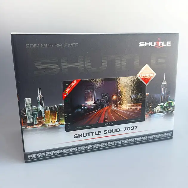 Автомагнітола 2DIN Shuttle SDUD-7037 екран 7 дюймів сенсорний Bluetooth USB SD FM MirrorLink Чорний - фото 5