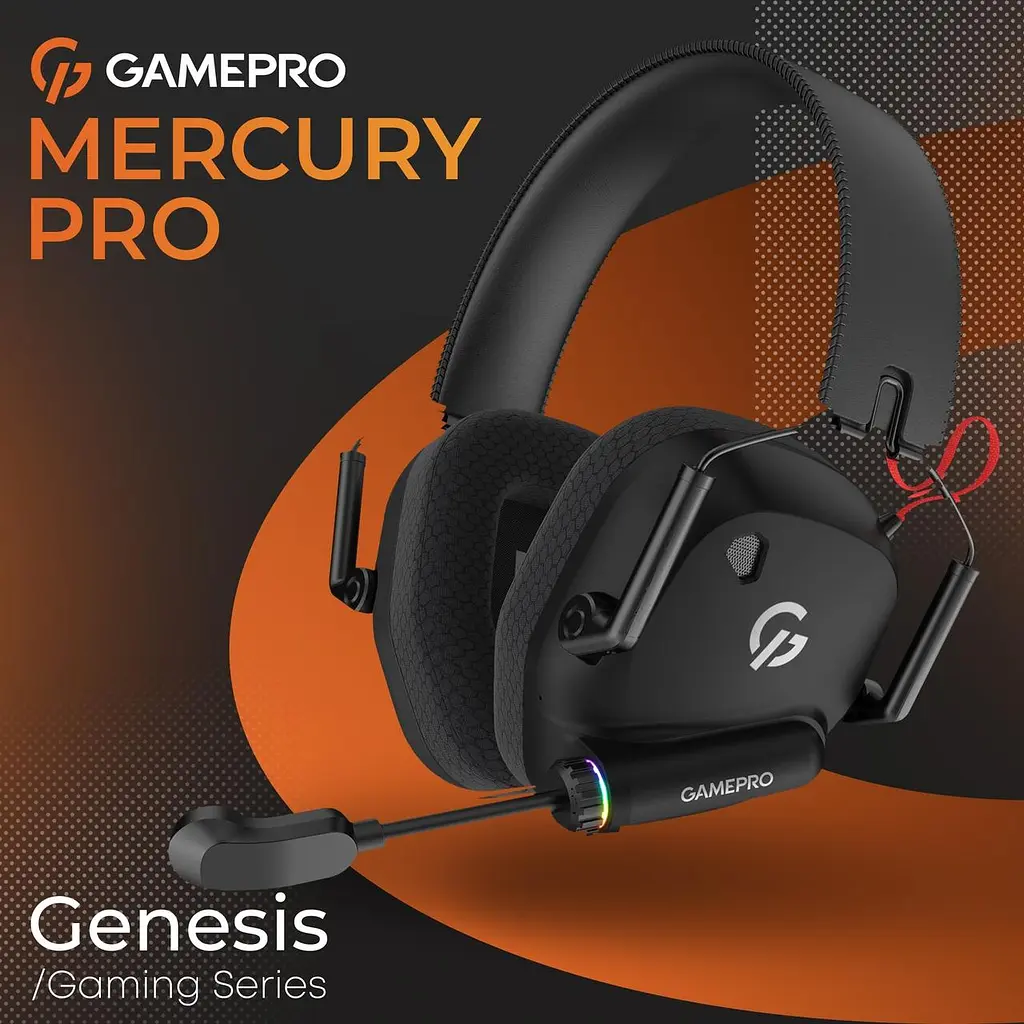 Гарнітура GamePro Genesis Mercury Pro Чорний (HSW120B) - фото 9