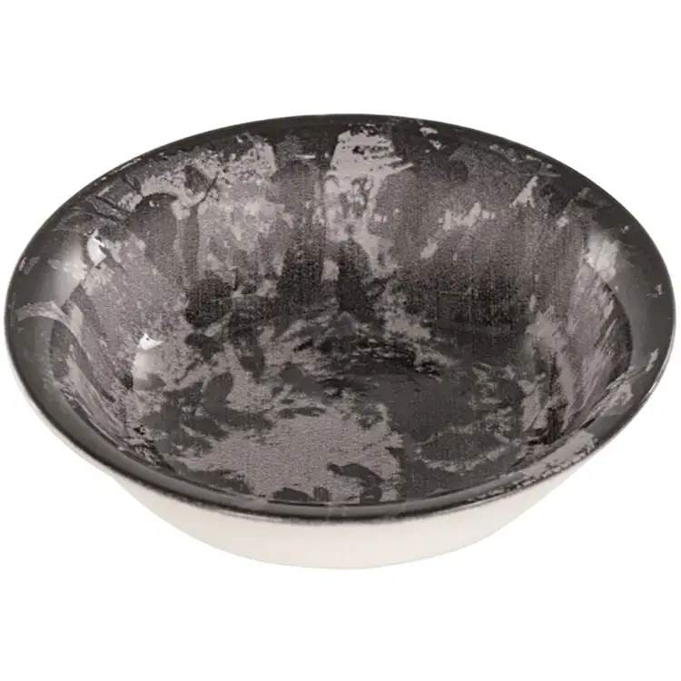 Тарілка супова Alba ceramics Graphite 14 см чорна (769-023) - фото 2