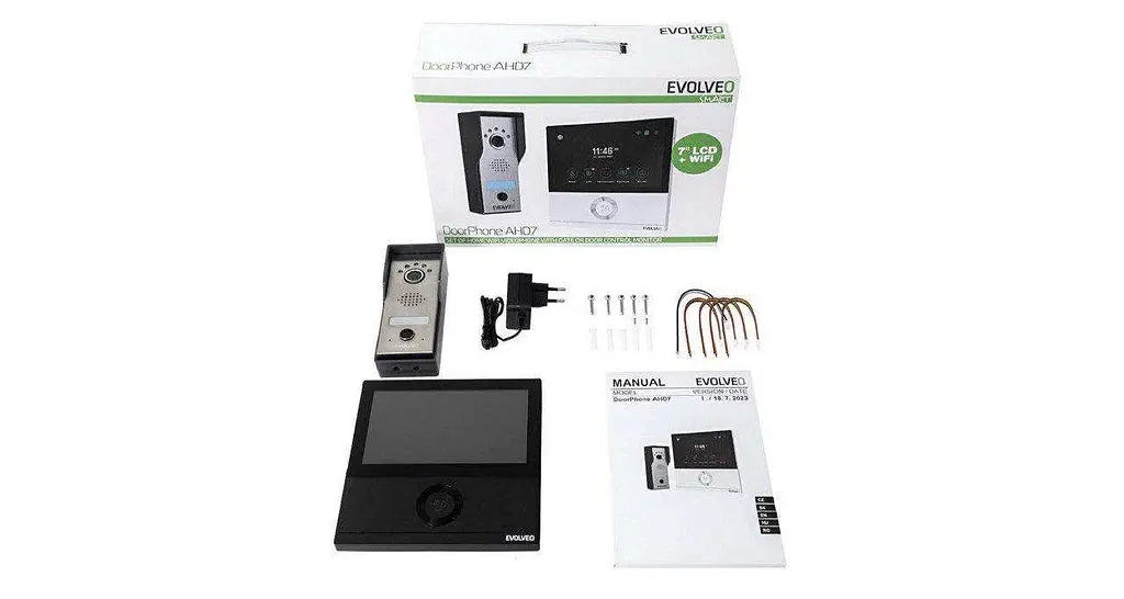 Відеодомофон EVOLVEO DoorPhOne AHD7 Black - фото 6