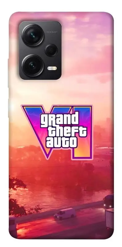 TPU чохол Demsky GTA VI Vice City для Xiaomi Redmi Note 12 Pro+ 5G