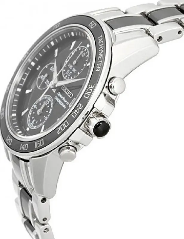 Часы Seiko Sportura SNDX97P1 Chronograph, ceramics - фото 2