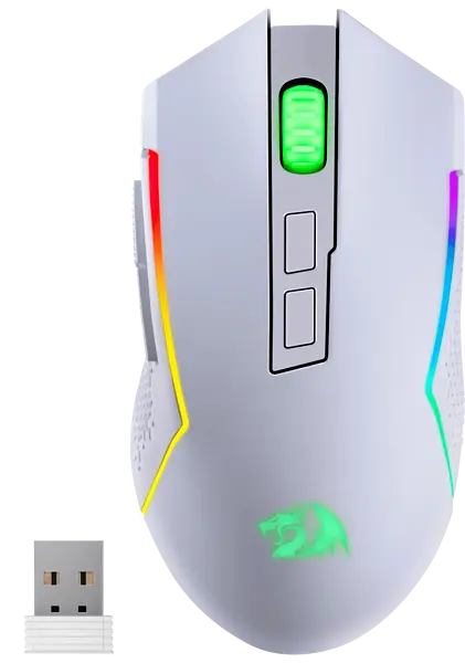 Миша Redragon Trident White (71864) - фото 3