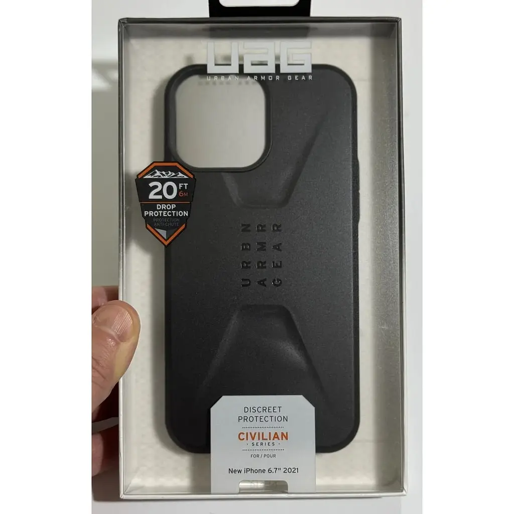 Оригінальний протиударний чохол UAG Civilian для iPhone 13 Pro Max (6.7") Black 11316D114040 - фото 5