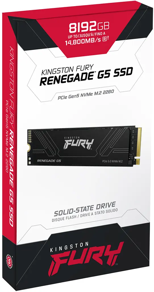 SSD накопичувач Kingston Kingston M.2 8TB PCIe 5.0 FURY Renegade - фото 8