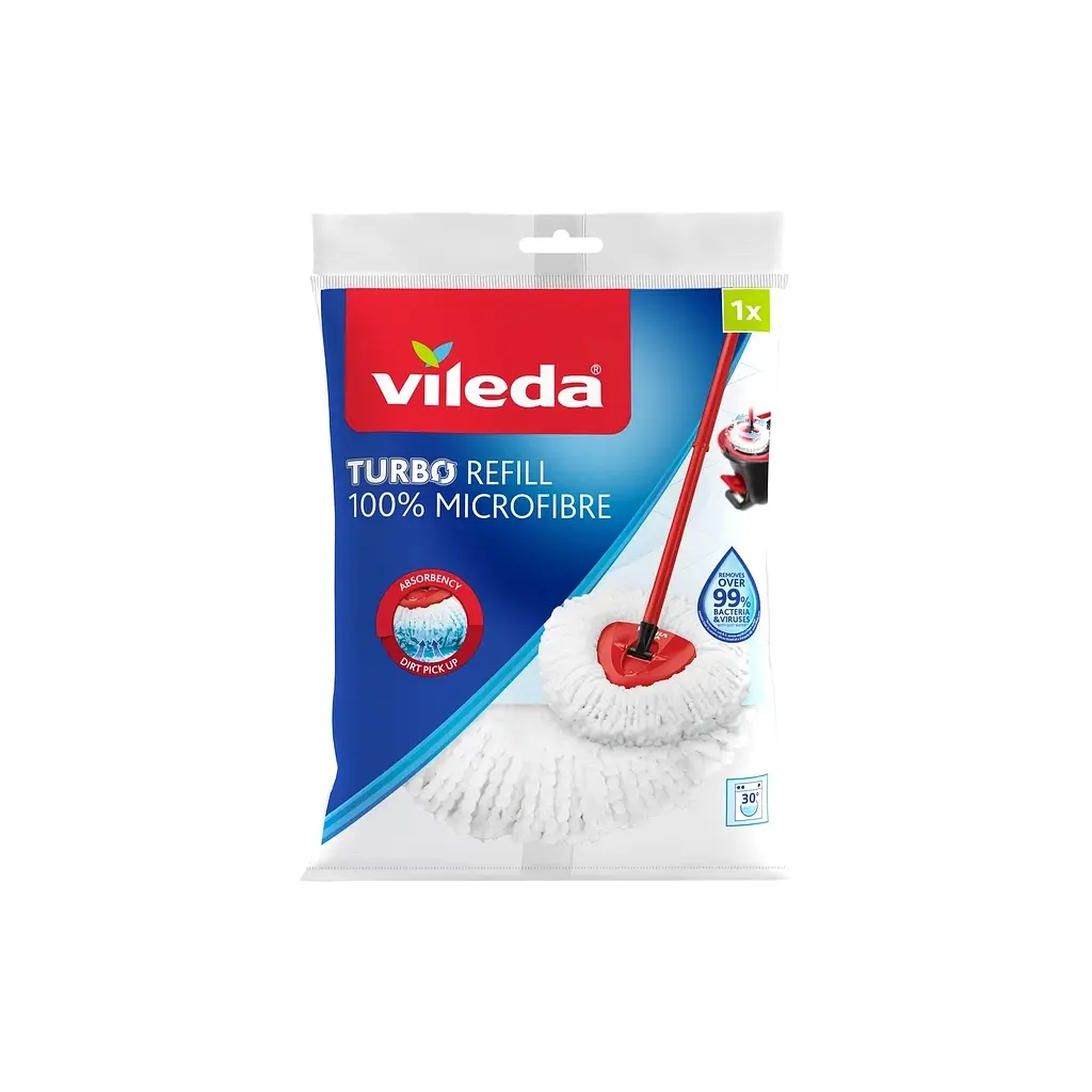 Насадка змінна для швабри Vileda EasyWring & Clean Turbo Classic (4023103156487) - фото 2