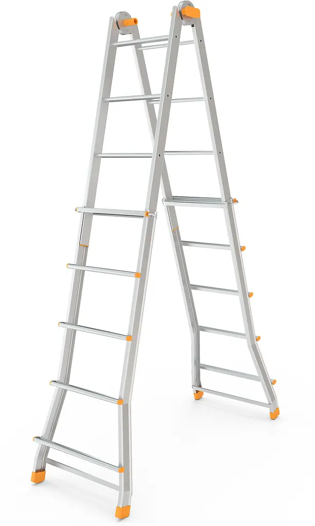 Драбина телескопічна Colombo Pratic 4+5 Steel (PRATIC4+5ACC) - фото 2