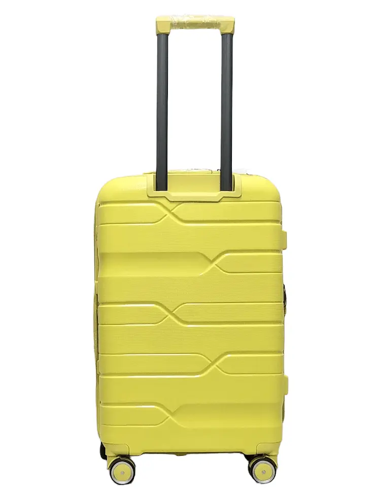 Валіза середня M поліпропілен Milano bag 0306 65×42×28см 56л Жовтий - фото 3