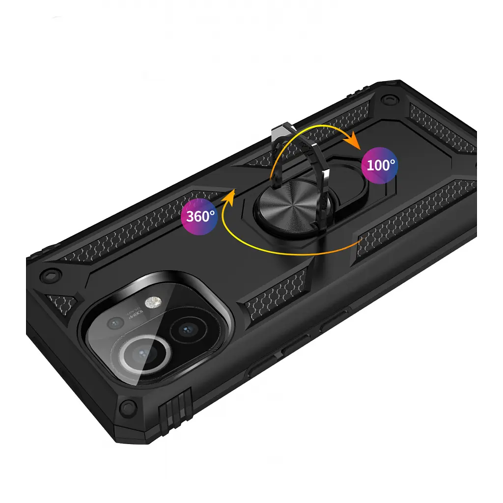 Чехол для мобильного телефона BeCover Military Xiaomi Mi 11 Lite / Mi 11 Lite 5G Black (706642) - фото 3