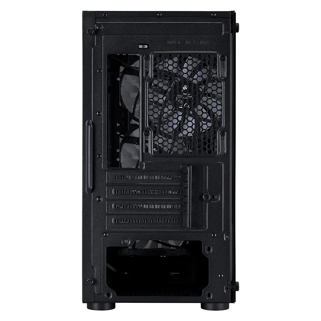 Корпус 1stPlayer X3-M-BK-4F1 Black без БЖ (X3-M-BK-4F1) - фото 4