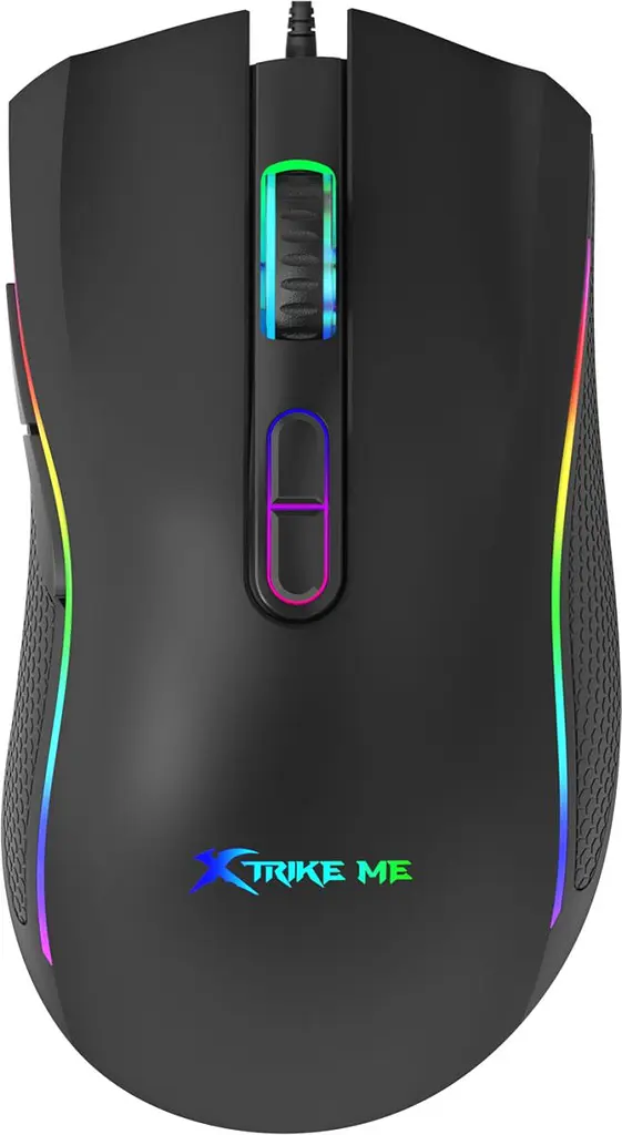 Комп'ютерна мишка Xtrike Me GM-314 ігрова 7200dpi. 7кн. RGB чорна (GM-314BK) - фото 6