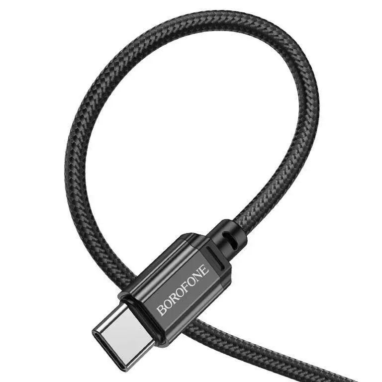 Кабель Borofone BX87 Sharp charging data cable for Type-C черный - фото 3