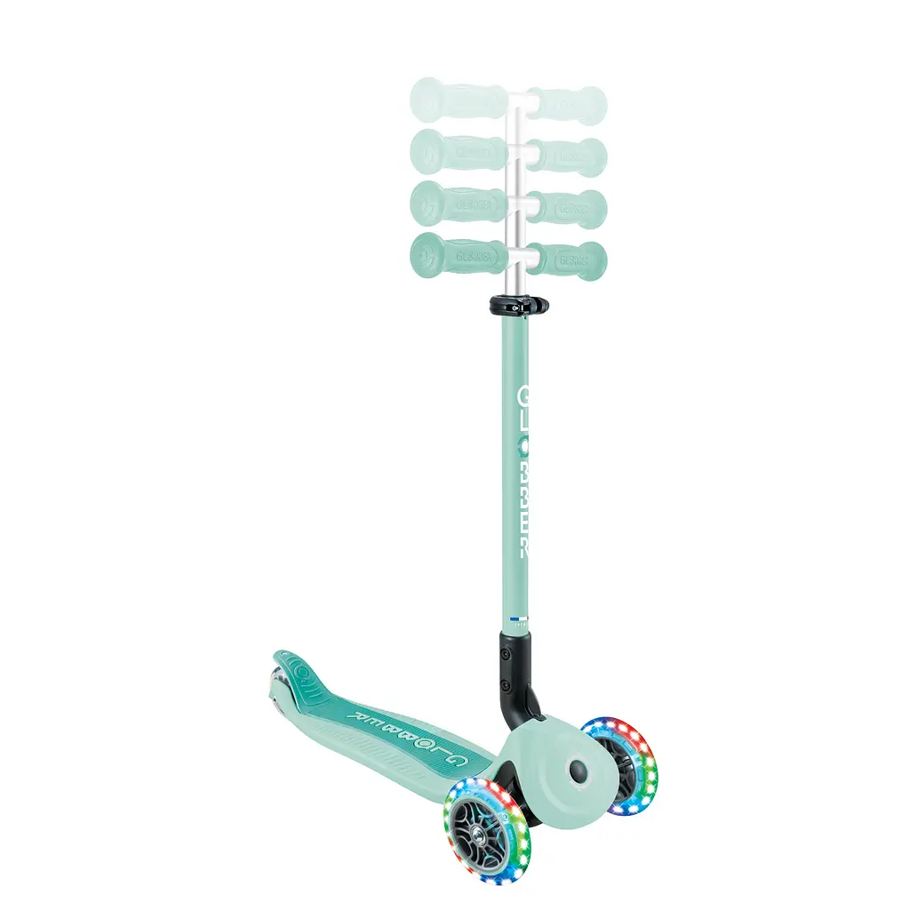 Самокат Globber Go Up Active Lights 360 колеса світяться до 20/50кг від 1 року м'ятний (749-206) - фото 13