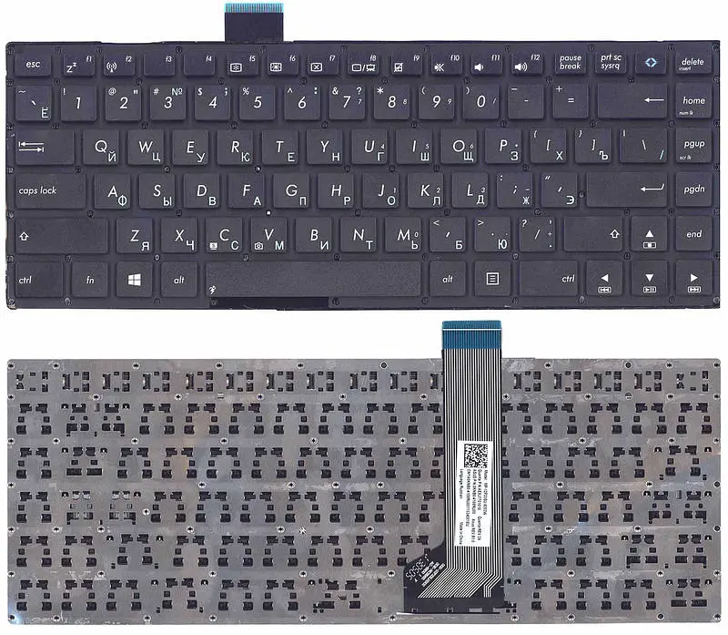 Клавіатура для ноутбука Asus VivoBook (X402) Black, (No Frame) - фото 3