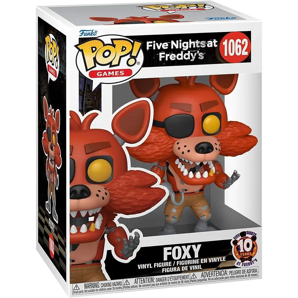 Игровая фигурка Funko Pop! 5 ночей в Фредди 10 лет Фокси (87115) - фото 2